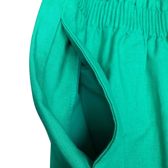 J. CREW Women's NEW Linen Blend Pull-On City Skirt "Modern Clover" | Size 12 - Picture 7 of 12